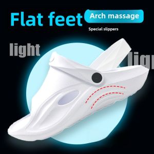 Womens Home Use Anti-slip Flat Arch Support Slippers Correcting Shoes for Plantar Fasciitis Comfortable Soft Material