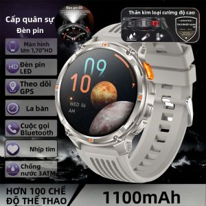 T-Rex 3 Quân Đội Đồng Hồ Thông Minh Dành Cho Nam 1100ATM Chống Nước Thể Thao Ngoài Trời Theo Dõi Sức Khỏe Theo Dõi Sức Khỏe Cuộc Gọi Bluetooth La Bàn 3ATM