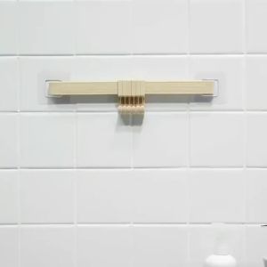 Self-Adhesive 6 Hooks Multi-function Towel Holder Bathroom Kitchen Organizer Wall Door Holder