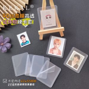 High-Quality 40-Sheet Laminated Non-Blue ID Card Holder Mini Guka Clip for Business And Cultural Supplies Storage Display