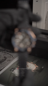 Jam Tangan Pria Expedition Chronograph EXP EX 6769 GCLURBA Blue Bezel Black Dial Black Leather Strap