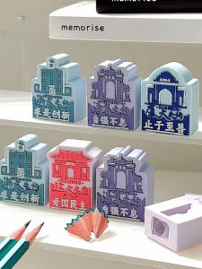 Portable Hand-Cranked Pencil Sharpener School Supplies Gift for Primary School Students And Kindergarten Children Stainless Steel Body