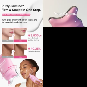 medicube PDRN Collagen Gua Sha Neck Wrinkle Cream 90g Built-In Gua Sha Massager With 5% Volufiline + PDRN + Collagen Anti-Aging Neck Firming Cream Reduce Neck Lines & Wrinkles Lift Sagging Neck Skin Hydrate & Smooth Delicate Neck Contour