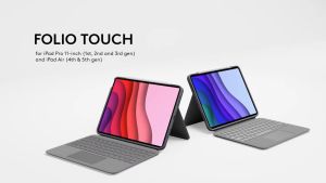 Logitech Folio Touch iPad Keyboard Case with Trackpad and Smart Connector for iPad Pro 11inch 1st to 4th Gen & iPad Air M2 & 4th / 5th gen - Graphite - Lazada