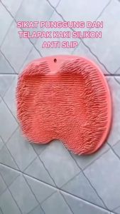 Sikat Punggung Tempel Silikon & Sikat Kaki Silikon Anti Slip