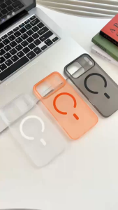 เคสบาง หลังด้านขุ่น ชาร์จได้ เรียบหรู สำหรับ  iphone รุ่น i11 i12 13 13promax i14 14plus 14promax i15 15promx i16 16promax 16plus i17 17pro 17air 17promax samsungS24ultar S25ultar