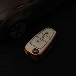 Vỏ Bọc Chìa Khóa Chất Lượng Cao Cho Xe Ford Focus Ecosport Fiesta Ranger Bao Da Ốp Bảo Vệ