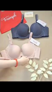 Áo lót nữ Triumph Pure Invisible Lace WHP Có Gọng Họa Tiết Phối Lưới Mút Mỏng Bảng Lưng To