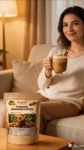 [BUY 1 GET 1] Turmeric Cinnamon Coffee 100g – Low sugar Natural Energy Boost Stay Active All Day