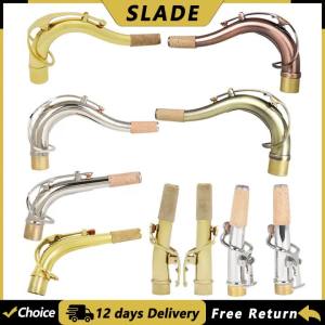 SLADE | SLADE Saxophone Neck for Alto/Tenor/Soprano Sax Brass Sax Curved Neck Straight Neck Woodwind Instrument Parts & Accessories