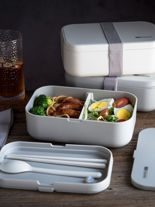 Lunch Box Japanese Style Compartment Lunch Box Can Be Used in Microwave