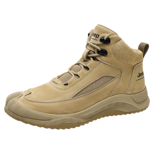 จี๊ป | รองเท้าเดินป่า Jeep สำหรับผู้ชาย ระบายอากาศได้ดี น้ำหนักเบา กันกระแทก ป้องกันการลื่น ทนทานต่อการสึกหรอ สวมใส่สบาย