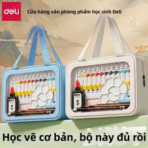 deli | Bộ Màu Tranh Trung Quốc Phù Hợp Với Học Sinh 24 Màu