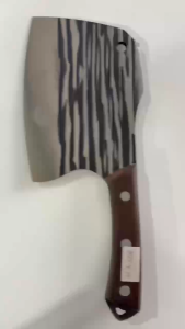 RAMO Kapak Dapur - Baja 5Cr Tahan Karat Gagang Kayu Multi Fungsi Berat 638g