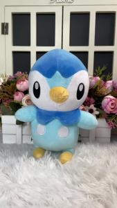 Takara Tomy | Pokemon Piplup Stuffed Plush Toys Keychain Pendant Plushie Animal Kawaii Cake Crepe Doll Birthday Gift