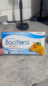 Baciflora with Zinc – Orange Flavor