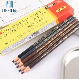 สอเขียนผิวหน้าดินสอเขียนคิ้ว รวมด้วยการผสมกันน้ำ Coloured Soft Cosmetic Art AF01