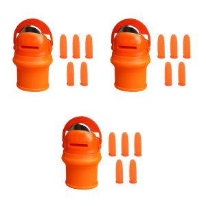 1-10PCS Steel Thumb Cutter Knife Set Finger Protector Gears Garden Vegetable Harvesting Pinching Plant Blade Scissors Gloves