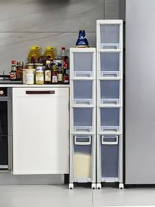 HUIYANGXU | Narrow Gap Drawer Storage Cabinet Bathroom Kitchen Usage