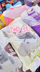 Top 5 Liter Pasir kucing gumpal cat litter