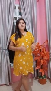 DASTER KEKINIAN MOTIF TERBARU TANGAN 3/4 BAHAN RAYON BUSUI RESLETING DEPAN