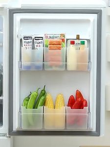 5/10/20Pcs Kitchen Refrigerator Side Door Storage Boxes / Fridge Food Vegetable Container Organizer