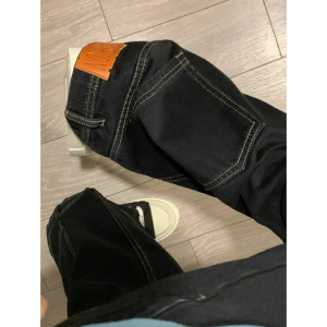 กางเกงยีนส์ทรงหลวมเอวสูง ยาวพิเศษ ดีไซน์ย้อนยุค สไตล์อเมริกัน กางเกงขายาวทรงตรง สำหรับผู้หญิง กางเกงยีนส์ทรงหลวมพิเศษ