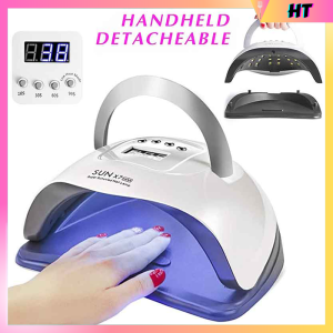 UV LED Nail Lamp Portable UV Lamp for Gel Polish Beads Auto Sensor 4 Timer Setting LCD Display UV Light for Nail
