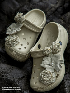 FENKAN | Puff Flower Bouquet DIY Decorative Shoes Accessories for Clogs