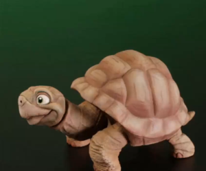 Mainan Tortoise Kura-Kura Artikulasi Bisa Digerakkan | Mainan Hewan Lucu Kolektor Premium