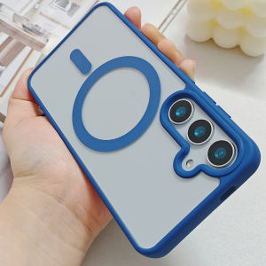 Frosted Magnetic Phone Case for Samsung Galaxy S26 Ultra S25 Edge S24 S23 FE S22 Plus for Magsafe A57 A37 A17 A07 A56 A36 Cover