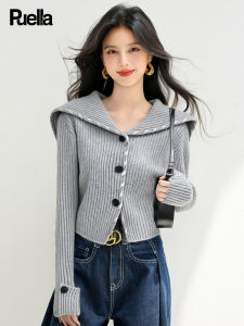 puella | Áo Cardigan Len Kiểu Học Đường Thời Trang Retro