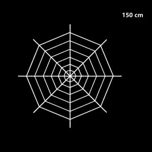 Mạng Nhện Khổng Lồ Co Giãn 150/250cm Đen Trắng Trang Trí Halloween Cho Nhà Quán Bar Nhà Ma Tiệc Ngoài Trời Mạng Nhện Có Thể Kéo Giãn