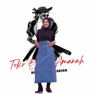 ROK JEANS SKIRT HIGHWAIST KOREAN STYLE - ROK JEANS WANITA - Highwaist Rok Slit Jeans Panjang - COD