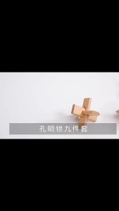 Đồ Chơi Trí Tuệ Khóa Luban Bằng Gỗ