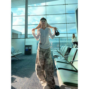 Korean Retro Hooded Letter Print Sun Protection Womens Summer Lightweight Design Gothic Style Versatile Breathable Top