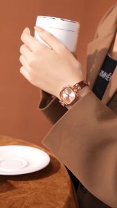 Sunlifex Jam Tangan Wanita Kuarsa Korea Tali Kulit Anti Air Jam Tangan Cewek Original Hot Sale COD