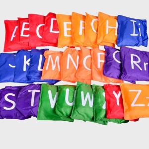 Tossing Sandbag Game Props Outdoor Toys for Kindergarten Children Geometric Number Letter Throwing Sensory Training