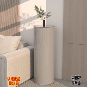 Elegant Rotating round High-Height Simple Luxury Shoe Rack Home Entrance Space Saving Storage Cabinet for Small Apartments