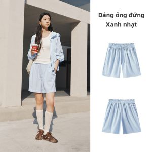 Semir | Quần Short Eo Xếp Ly Ôm Dáng Thoải Mái Mùa Hè