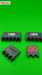 MEILIN 4 Slot Holder Stik Billiard Anti-Deformasi Cue Holder Billiard Bahan Karet Tahan Lama