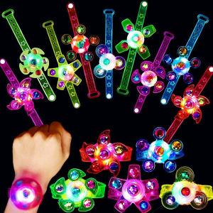 ZEO Light Flash Bracelet Toys Rotating Gyro Watch Kids Gift