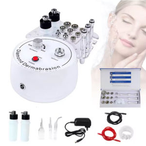 Máy Vi Mài Da Kim Cương 3 Trong 1 Phun Nước Tẩy Tế Bào Chết Làm Đẹp Da Mặt Trẻ Hóa Da & Giảm Nếp Nhăn