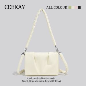 Túi Đeo Chéo Ceekay Originals Underarm Túi Đeo Chéo Kiểu Pháp Cho Nữ Mùa Hè 2024 Túi Đeo Chéo Bằng Da Tổng Hợp Có Khóa Kéo
