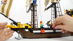Enlighten Brick Adventure Pirates Warship Compatible with lego pirate Building Brick Toy Gift for Boy Christmas Present