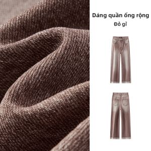 Semir | Quần Jeans Ống Rộng Dày Nhẹ Phong Cách Đường Phố Mỹ