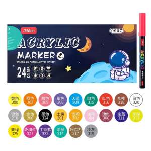 JIMIAO acrylic marker paint colour pen drawing painting colouring