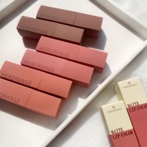 HERORANGE Matte Lipstick Waterproof Moisturizing Smooth Tattoo Liptint Makeup Long Lasting Make Up High Pigment Cosmetics 24 Hours Lip Gloss Non-stick Cup