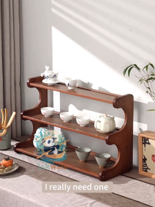 Lifetime Warranty Desktop Storage Rack Bamboo Organizer Biere Cup Drying Rack Kitchen Storage Rack