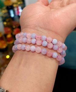 Chuỗi hạt vòng tay đá TA quấn 3 vòng size 6 li phong cách trẻ trung xinh xắn cho Nữ.